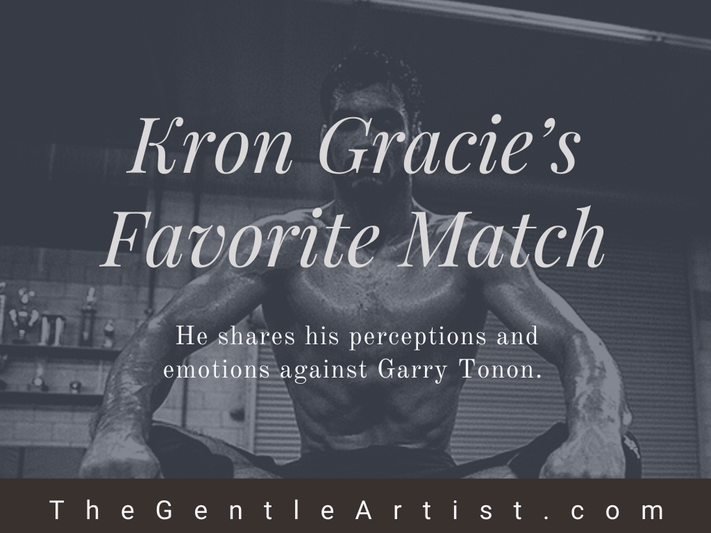 Kron Gracie Talks Garry Tonon